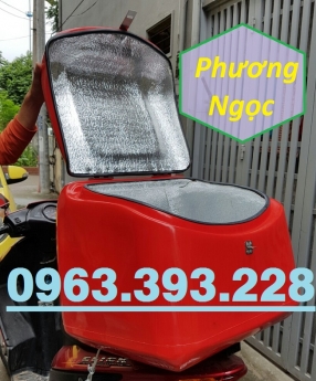 Thùng chở hàng loại trung 2, thùng giao hàng có mút cách nhiệt, thùng giao đồ ăn