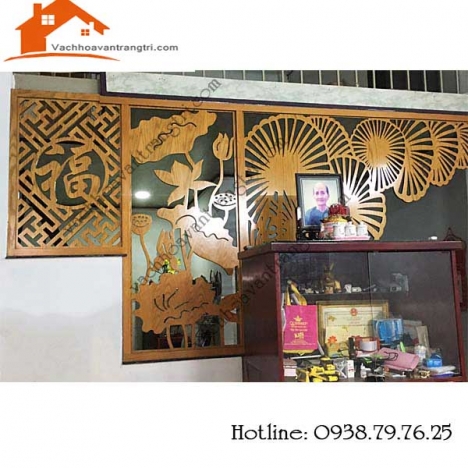 Tư vấn mẫu vách ngăn cnc gỗ cầu thang hiện đại