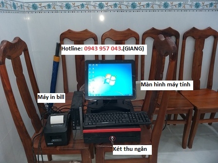 Nhà hàng setup máy pos tính tiền giá rẻ tại Kiên Giang