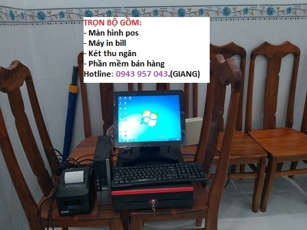 Nhà hàng setup máy pos tính tiền giá rẻ tại Kiên Giang