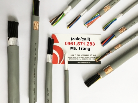 Control cable 8x0.75mm2- Cáp điều khiển chống nhiễu