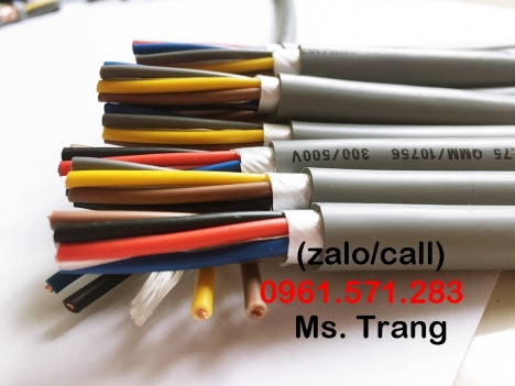 Control cable 8x0.75mm2- Cáp điều khiển chống nhiễu