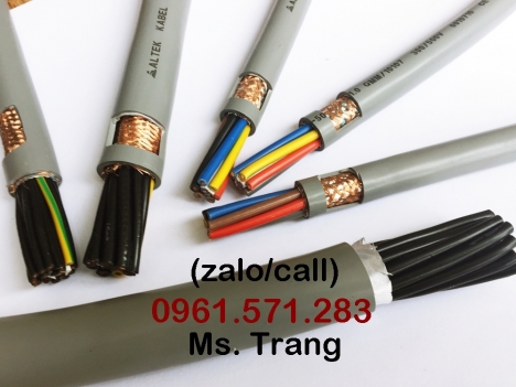 Control cable 8x0.75mm2- Cáp điều khiển chống nhiễu