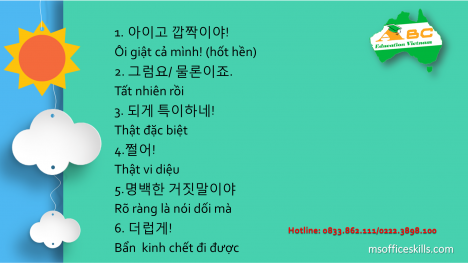 Trung Tâm ngoại ngữ ABC liên tục tuyển sinh các lớp tiếng hàn học cùng giáo viên Hàn Quốc
