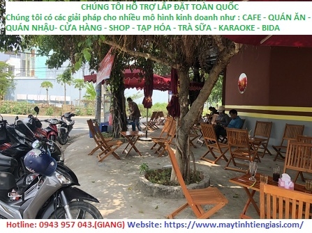 Mô hình Cafe mua phần mềm tính tiền giá rẻ tại Vĩnh Long