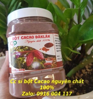 Bột Cacao nguyên chất 100% từ Cao nguyên