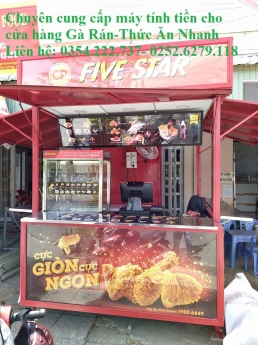 Bán Máy Tính Tiền tại Mũi Né Cho Cửa Hàng Gà Rán- Thức Ăn Nhanh