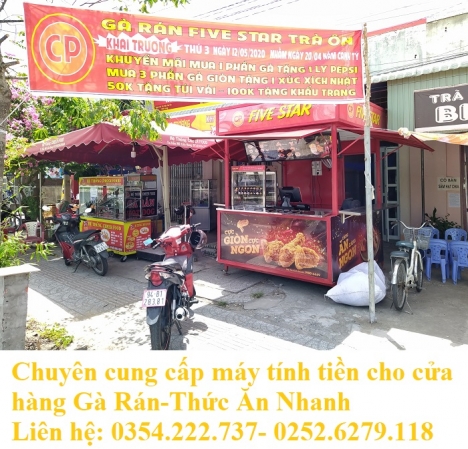 Chuyên Máy Tính Tiền Cho Cửa Hàng Gà Rán- Thức Ăn Nhanh tại Mũi Né