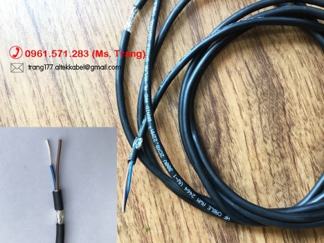 Cáp báo cháy, cáp tín hiệu chống nhiễu 24awg