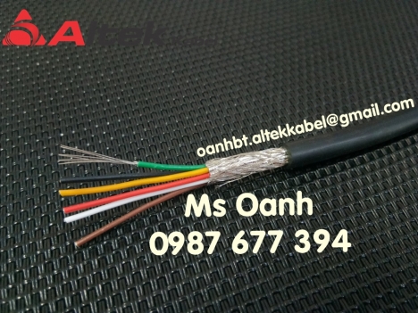 Cáp tín hiệu chống nhiễu 8 lõi tiết diện 0,22mm