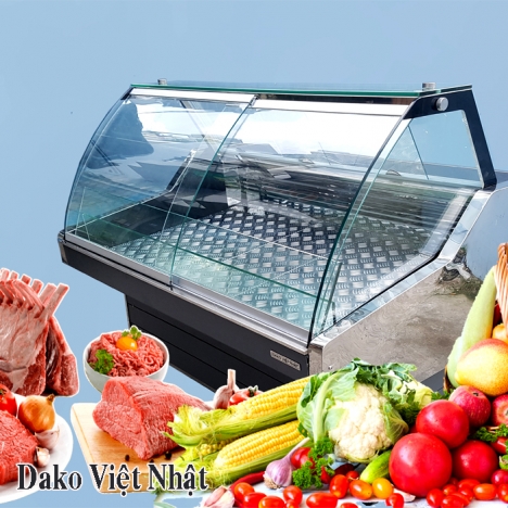 tủ đông mềm trưng bày thịt