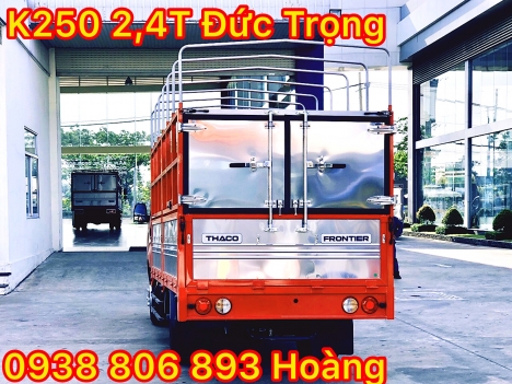 Giá xe Thaco Kia K250 tải trọng 2t49 tại Lâm Đồng-Hỗ trợ trả góp