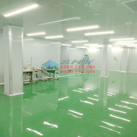 Thi công vách panel phòng sạch