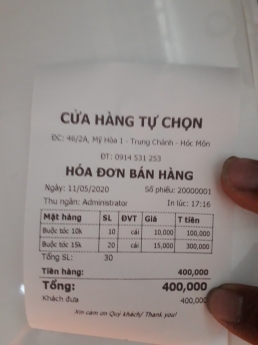 Gia Nghĩa bán bộ máy tính tiền giá rẻ cho  CH Tự chọn