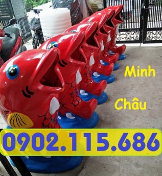 Thùng rác hình con vật, thùng rác hình cá heo, thùng rác hình cá chép, thùng rác hình chuột mickey,
