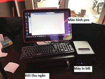 Bến Tre mua máy pos tính tiền mô hình quán cơm giá rẻ
