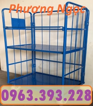 Lồng trữ hàng, pallet lưới, lồng trữ hàng sơn tĩnh điện,sọt lưới đựng hàng