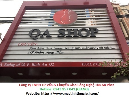 Full bộ tính tiền cho shop mỹ phẩm giá rẻ tại Hà Nội