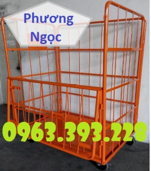 Lồng trữ hàng, pallet lưới, lồng trữ hàng sơn tĩnh điện,sọt lưới đựng hàng