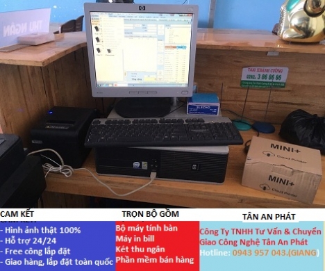 Máy tính tiền giá rẻ tại Hải Phòng cho mô hình sữa chua