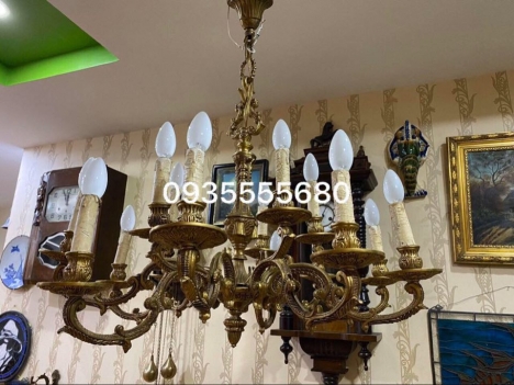 Bộ đèn chùm đồng cổ xuất xứ Đức