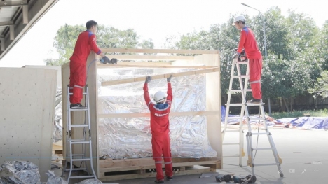 Đóng gói hút chân không cho máy móc xuất khẩu đi Busan Hàn Quốc