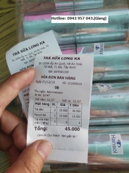 Cung cấp máy tính tiền quán trà sữa tại Bạc Liêu giá rẻ