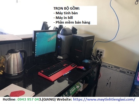 Máy tính tiền giá rẻ cho cafe, trà sữa ăn vặt, nhà hàng tại Cà Mau