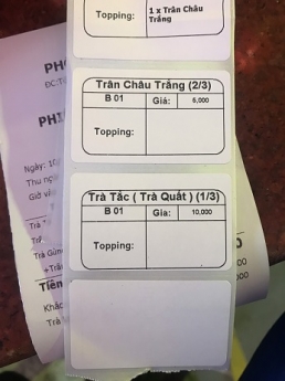 Combo full bộ máy Pos 2 màn hình cho quán Trà sửa tại Bắc Kạn