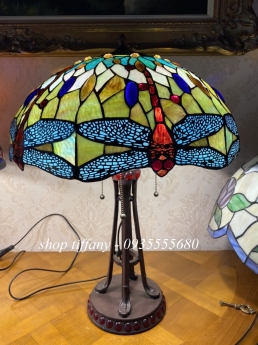 Đèn Tiffany Hoạ Tiết Chuồn Chuồn.