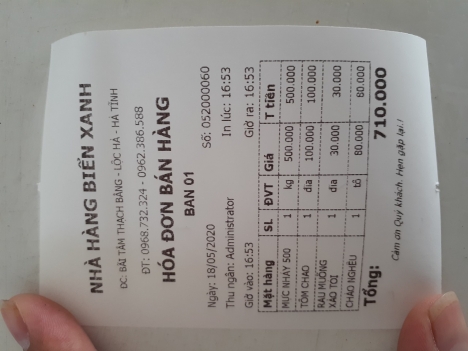 Đăk Lăk bán máy tính tiền giá rẻ cho  Nhà Hàng