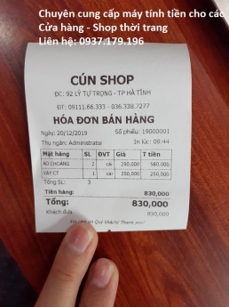 Cung cấp Combo máy tính tiền cho Shop tại Phan Thiết giá rẻ