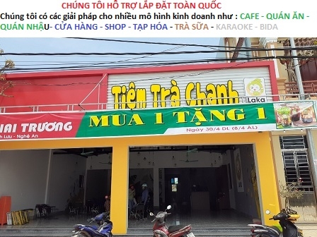 Bán máy tính tiền giá rẻ cho quán Trà Chanh laka tại Nghệ An