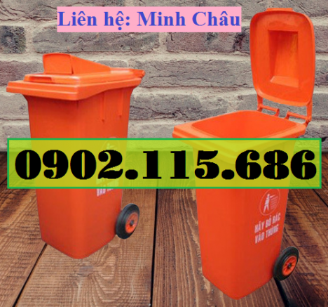 Thùng rác 240l nắp hở, thùng rác nhựa 240 lít, thùng rác 240l giá rẻ, thùng rác 240l có bánh xe, thù