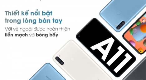 Trả trước 0đ - Lấy ngay Samsung Galaxy A11
