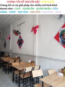 Combo thiết bị tính tiền giá rẻ cho quán cơm, quán nhậu giá rẻ tại Cà Mau