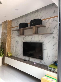 Thi công tấm nhựa pvc giả đá