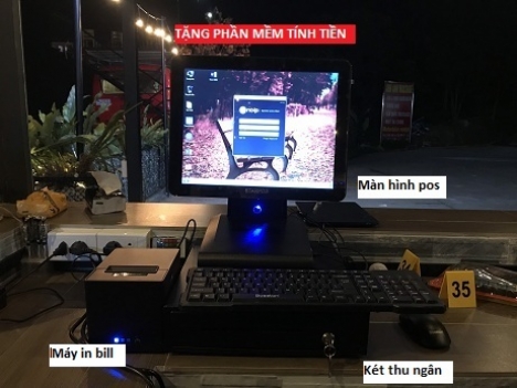 Combo thiết bị tính tiền giá rẻ cho quán cơm, quán nhậu giá rẻ tại Cà Mau