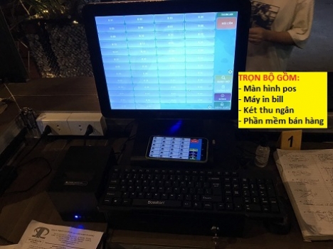 Combo thiết bị tính tiền giá rẻ cho quán cơm, quán nhậu giá rẻ tại Cà Mau