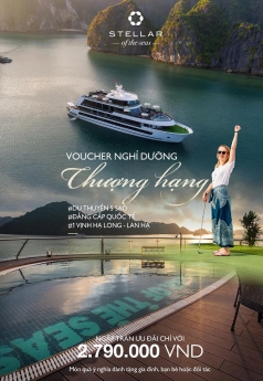 Du thuyền Hạ Long Stellar of the sea siêu khuyến mại giảm giá voucher kích cầu du lịch