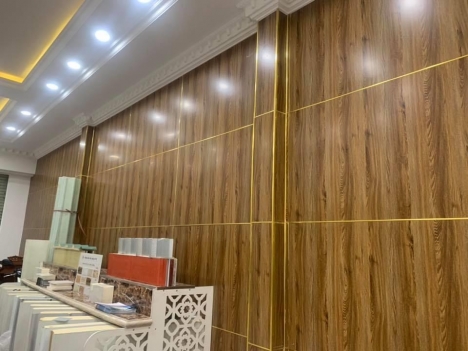 Thi công tấm nhựa pvc giả đá