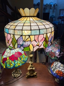 Đèn bàn tiffany chân đồng siêu đẹp