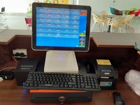 Cung cấp Bộ máy tính tiền chuyên nghiệp giá rẻ cho quán ăn vặt