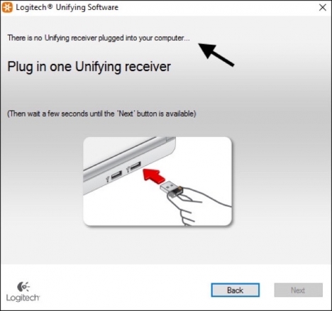 Đầu thu chuột không dây unifying