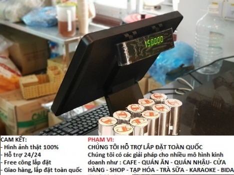Máy tính tiền giá rẻ cho chả cá tại Hà Nội