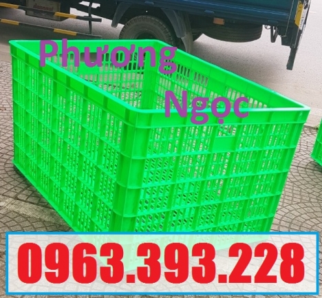 Sọt nhựa rỗng 26 bánh xe, sóng nhựa rỗng HS015, sọt nhựa công nghiệp, sọt nhựa kích thước lớn