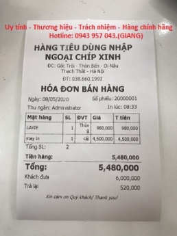 Bán máy in, máy quét giá rẻ tại Bạc Liêu cho cửa hàng điện tử