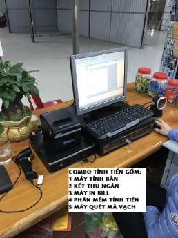 Máy tính tiền cho tạp hóa, shop giá rẻ tại Hậu Giang