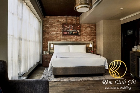 Rèm vải phòng ngủ khách sạn giá rẻ tại Đà Nẵng