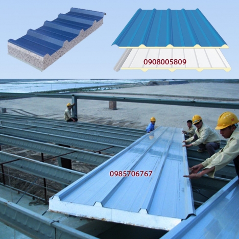 TÔN CÁCH NHIỆT PANEL EPS LỢP MÁI GIÁ RẺ TẠI BÌNH DƯƠNG